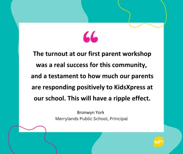Parents trust us. Support us. Embrace us. 💜
This isn’t automatic — it’s earned. School communities are like families: close, tight-knit, and sometimes cautious of outsiders. But at Merrylands Public School, one of our newest partner schools, we’ve been welcomed in from the start by staff, students and their families.  Principal Bronwyn York knows that the best measure of a child’s success at school is family engagement - and we couldn’t agree more. At KidsXpress, we work with a child’s whole ecosystem, because when parents are involved, the ripple effect is powerful.  #FamilyEngagement #SchoolCommunity #ChildWellbeing #KidsXpress #TestimonialTuesday