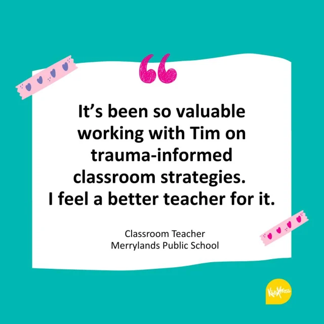 “I feel a better teacher for it.” 💜  Through our School Partnership Program, we deliver both Expressive Therapy for referred students and Trauma-Informed Education services. Our consultants work alongside teachers to create change that reaches far beyond the classroom walls.  A trauma-informed school recognises how adverse experiences can affect a child’s learning, behaviour, and relationships — and adapts teaching and policies so every child feels safe, supported, and ready to learn.  At Merrylands Public School, our consultant Tim has been working with teachers to equip them with practical strategies to respond with empathy and effectiveness, building classrooms where healing and learning happen side by side.  #TraumaInformed #TeacherSupport #ChildWellbeing #KidsXpress