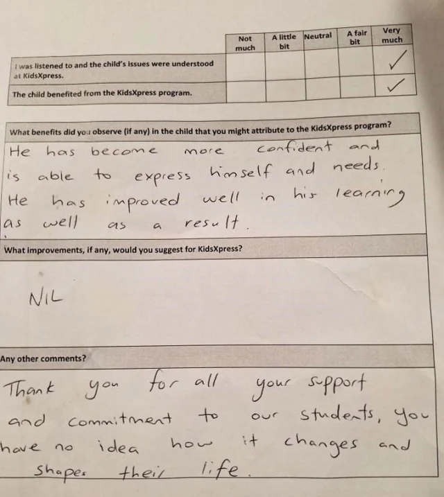 “You have no idea how it changes and shapes their life.” 💜  This teacher from Hampden Park Public School has seen the transformation first-hand:  - More confidence
 - Greater ability to express needs
 - Improved learning outcomes  At KidsXpress, we know that when a child feels heard, supported, and understood, their capacity to learn and thrive expands. This is why we partner with schools — to create lasting change in both the classroom and the child’s life.  #ChildWellbeing #SchoolPartnership #EmotionalGrowth #KidsXpress #TestimonialTuesday