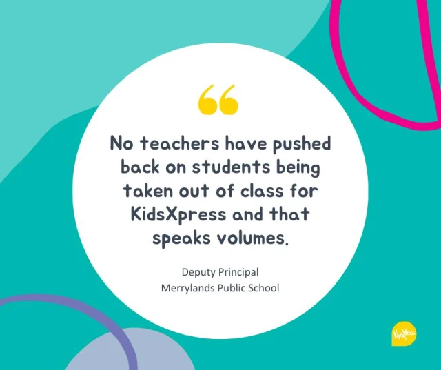 When teachers guard classroom time so carefully, their support for KidsXpress sessions says everything about the value they see in them. At Merrylands Public School, the Deputy Principal’s words reflect what we know to be true... that children’s emotional wellbeing is foundational to learning. By integrating expressive therapy into the school day, we’re not taking away from education, we’re strengthening it.  #TestimonialTuesday #ChildWellbeing #SchoolPartnership #ExpressiveTherapy #KidsXpress #SchoolBasedMentalHealth