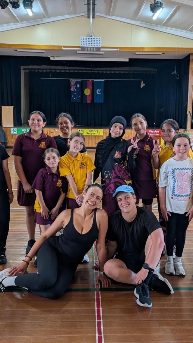 What happens when you bring a musical theatre duo into a KidsXpress partner school?  Pure energy, joy and self-expression! 🎶  Today, long-time KidsXpress Ambassador  @lachlandearing (former Hi-5 and Hamilton star) visited Granville Public School, joined by his partner @angelinathomson. The talented pair, who recently starred together in the musical production Guys & Dolls, led an unforgettable dance workshop for GPS students. 💃🕺  Through rhythm, movement and connection, students discovered how powerful the body can be as a tool for self-expression and emotional release. The school hall was buzzing with creativity and confidence! ✨  Huge thanks to Lachie and Angelina for sharing your passion, and to Granville PS, one of our School Partnership Program schools, for always embracing the expressive arts with open hearts. 💛 And bravo to the students on how beautifully they engaged. They sure had some very impressive dance moves!  #KidsXpress #SPP #GranvillePS #ExpressiveTherapy #Hamilton #GuysAndDolls #DanceWorkshop #CreativityInAction #dancemovementtherapy