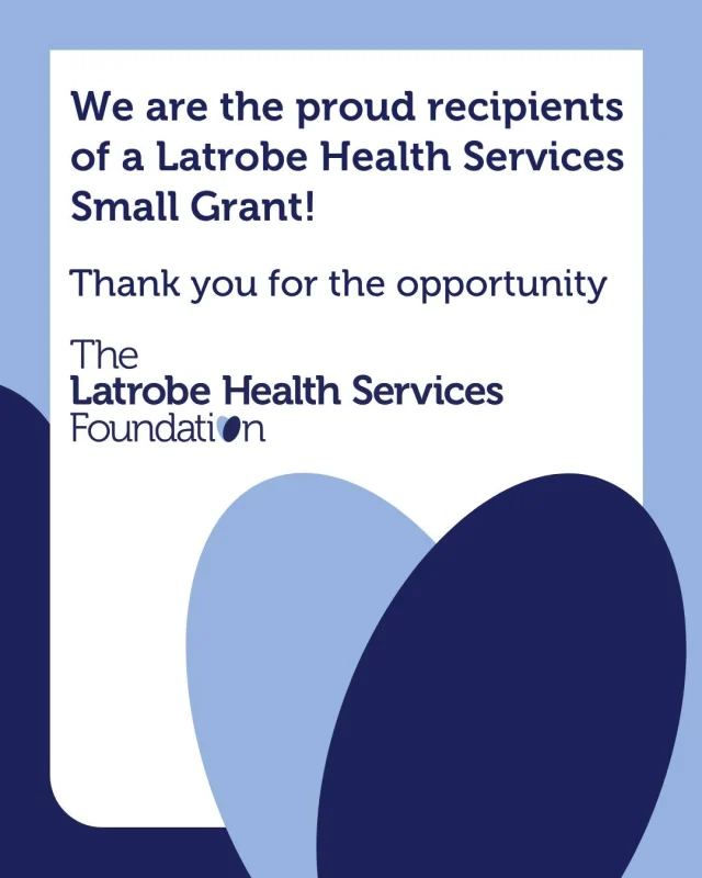 We are excited to announce that we have been awarded a grant from The @latrobe_health_services Foundation!  This grant will help KidsXpress provide vital expressive therapy services to children in the Snowy Valleys.  Thank you, Latrobe Health!  #CommunityHealth #LatrobeHealth #TheLatrobeHealthServicesFoundation